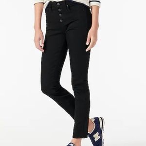 J. Crew Size 31, 9" vintage straight jean in black